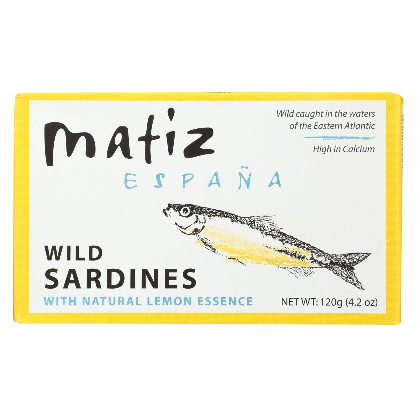 MATIZ, SARDINES, IN OIL W/LEMON, Pack of 12, Size 4.2 OZ - No Artificial Ingredients