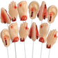 Sweetzo Halloween Body Parts Candy Lollipops, 12 Count, Individually Wrapped, Small Goodie Bag Fillers