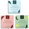 Bokksu Tinned Shirasu Anchovies Variety Pack (3-Pack) - Explore All Flavors - Black Pepper & Basil-Infused Oil, Yuzu Pepper, and
