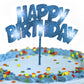 Blue Happy Birthday Led Flashing Pick - 10.25'', 1 Piece - Perfect For Birthday Celebrations