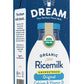 Rice Dream Organic Rice Milk Drink, Unsweetened Original, Vegan Dairy Alternative, Lactose Free, Shelf Stable, 32oz (Pack of 12)