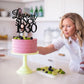 Rssta i Cake Topper, Glitter 95th Birthday Decoration, Black, Cheers to 95 Years, Perfect for Wedding Anniversary Party