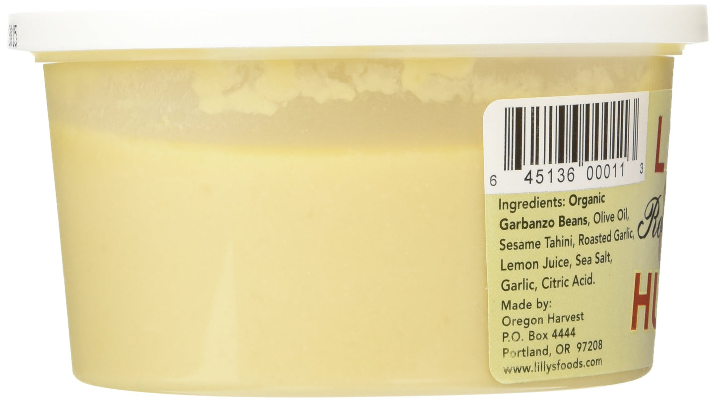 Lilly'S, All Natural Hummus Roasted Garlic, 12 Oz