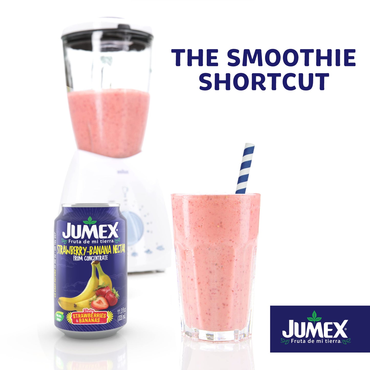Jumex Strawberry-Banana Nectar, 11.3 Fl Oz Cans (Pack of 24)