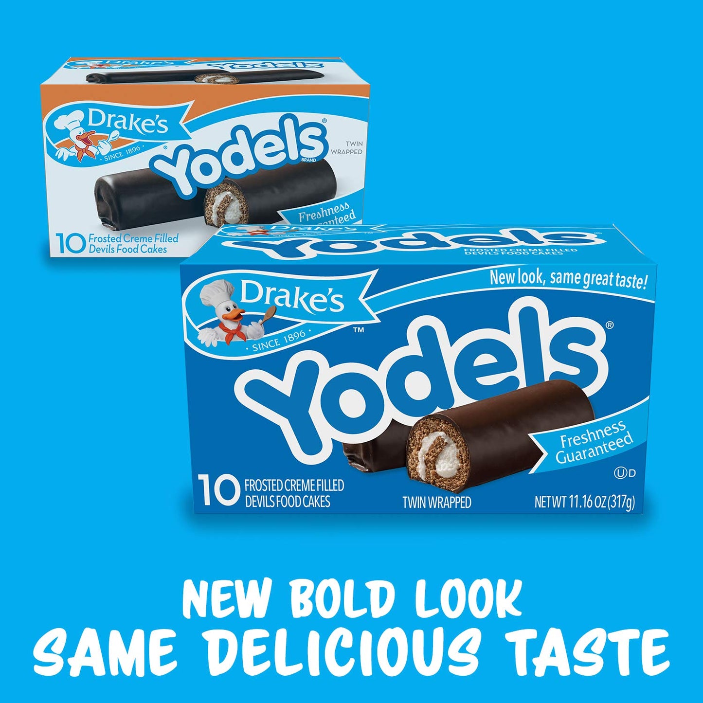 Drake'S Yodels, 1.1 Oz Cake Rolls, 6 Boxes
