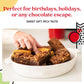 DAVIDS COOKIES Brownies Sweet Sampler Tin – 6 Rich Fudgy Slices, Individually Wrapped Gourmet   for Birthdays and All Occasions
