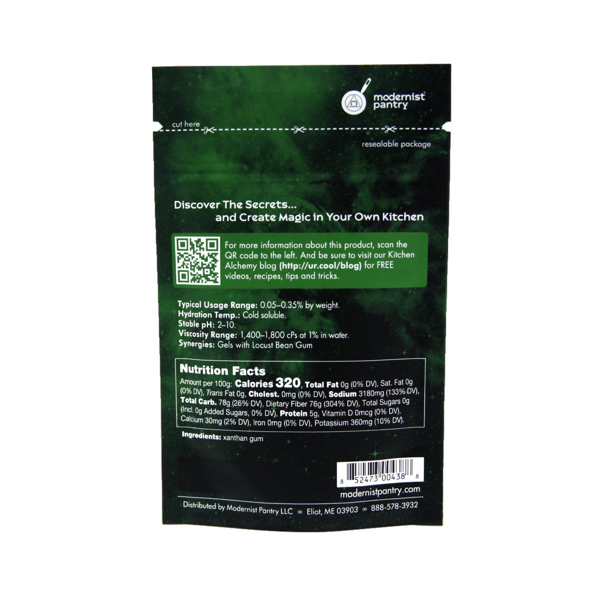 Modernist Pantry Xanthan Gum Gluten-Free Vegan 50g/2oz OU Kosher Certified