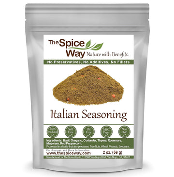 The Spice Way Italian Seasoning - A Gourmet Spice Blend With Italian Herbs And Spices. Can Be Used On Any Italian Dish Including