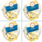4 Pack Krunchy Melts Original Meringue Cookies | Vanilla Flavor 4-Pack | Only 80 Calories Per Serving | Fat Free, Gluten Free, D