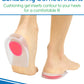 Vivesole Gel Heel Cups For Pain, Plantar Fasciitis (Pair) - Silicone Insert Pads For Relief, Heel Spurs, Shoes, Achilles Treatme