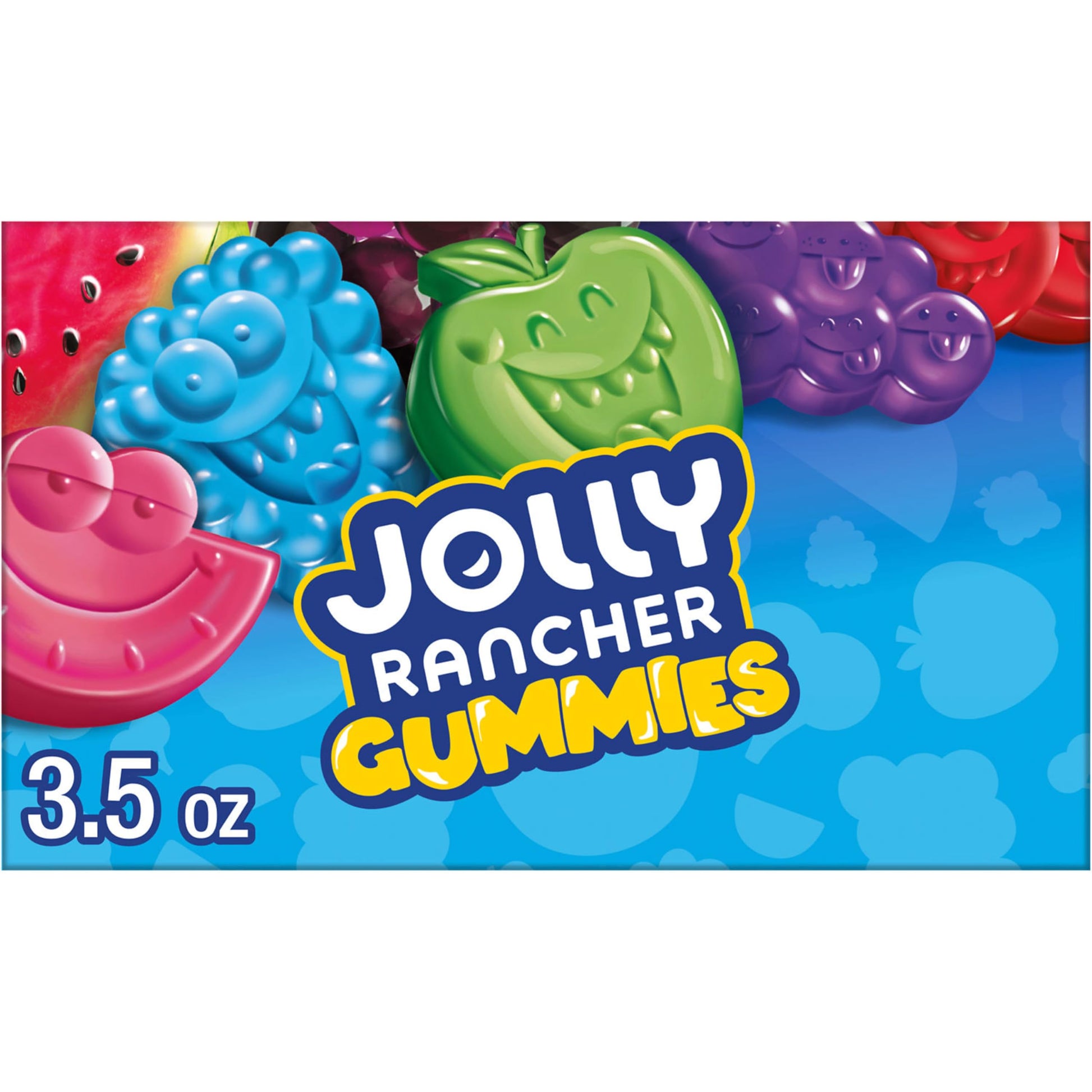 Jolly Rancher Gummies Original Fruit Flavored, Halloween Candy Box, 3.5 Oz