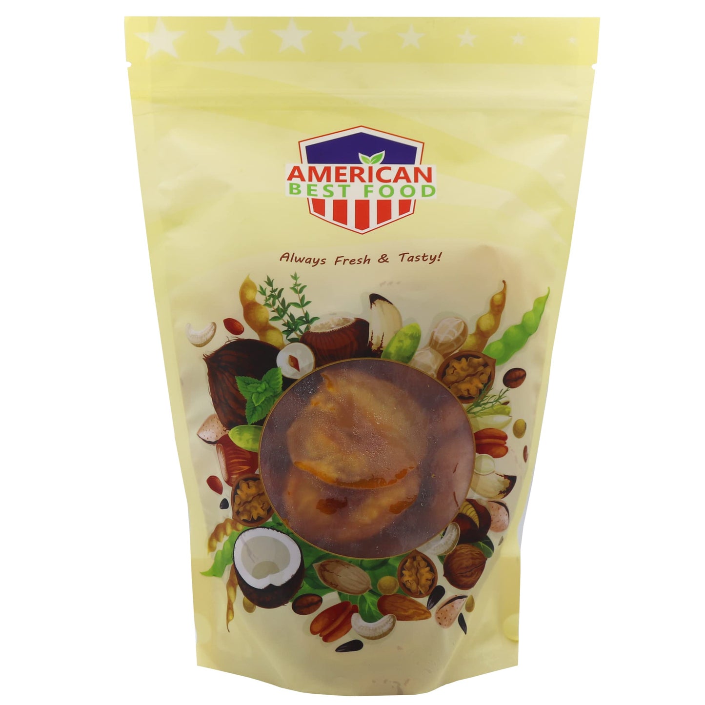 American Best Food Premium Quality Sundried Nectarines 2 Lb, California Dried Nectarines ( Pack Of One)