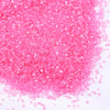 Sanding Sugar Pink Edible Sugar Sprinkles Sanding Sugar for Cake Decorating, Sparkling Edible Crystal Candy White Pearl Sugar fo