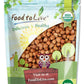 Food To Live Organic Hazelnuts, 1 Pound – Non-Gmo, Raw Filberts, Whole Nuts, Shelled, Unsalted, Kosher, Vegan, Bulk. Crunchy, Wholesome Snack. Rich In Vitamin E, Protein. Great For Baking, Trail Mixes