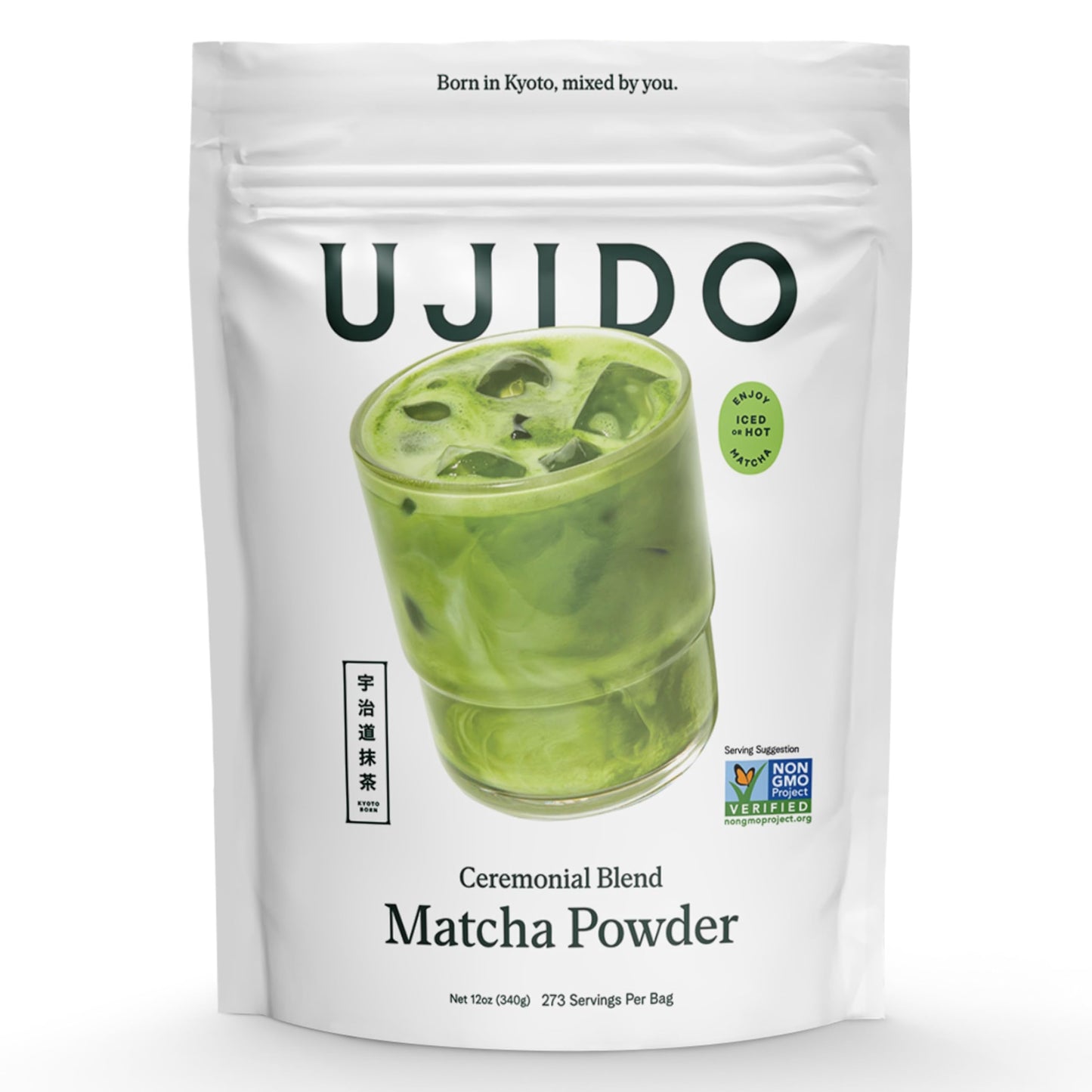 Ujido The Path of Zen Matcha Green Tea Powder Ceremonial Blend - 12 oz