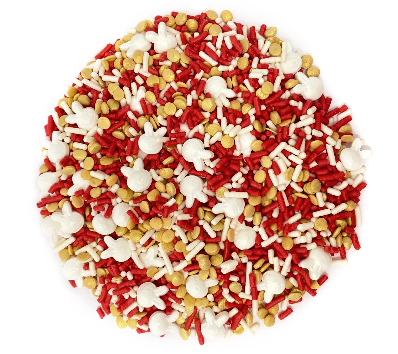 Mystic Sprinkles Wonderland Sprinkle Mixes (The White Rabbit Sprinkle Mix 3.5Oz)