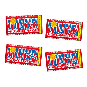 Tony'S Chocolonely 32% Classic Milk Chocolate Bar -Rich, Smooth Belgium Chocolate, Perfect Holiday Gift, Chocolate Candy, No Art