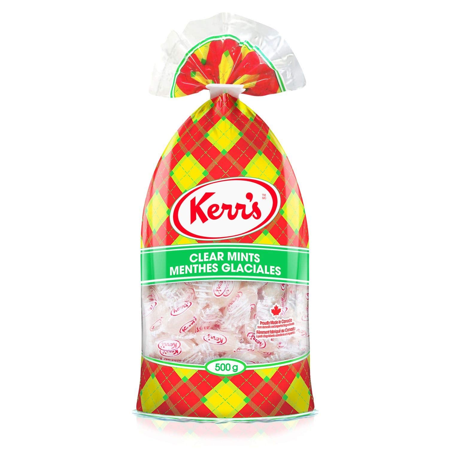 Kerr's Clear Mints | 500 gram bag | Imported from Canada