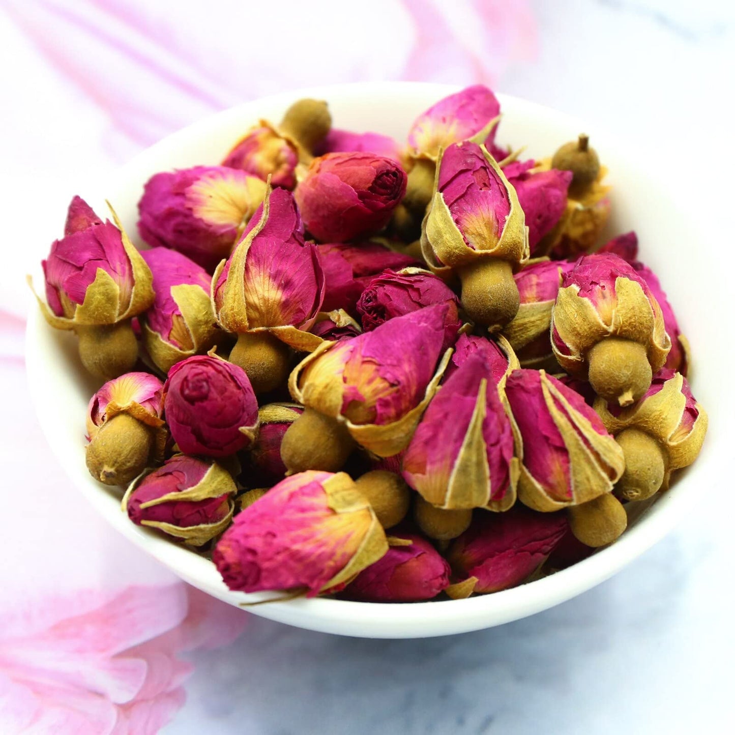 FullChea Dried Rose Buds - 100% Pure Natural, Food-Grade, 4oz/114g