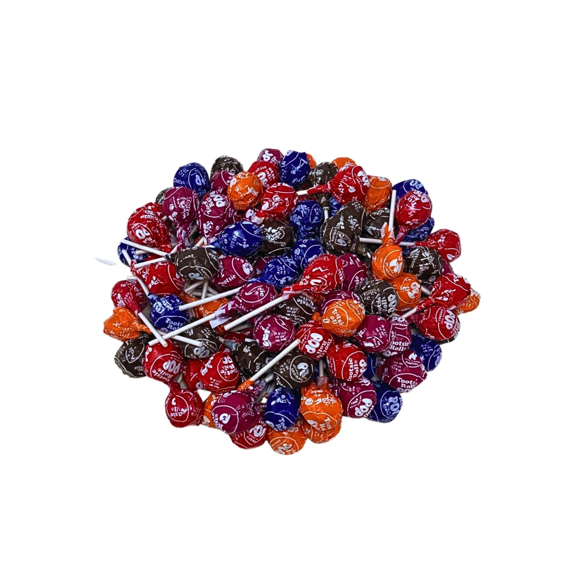 Assorted Fruit Flavored Tootsie Pops 6.5-Lbs- Five Classic Flavors Bulk Pack Of America'S Favorite Lollipops - Individually Wrap