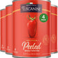 Tuscanini Italian Tomatoes, 14.1 oz (4 Pack) | 100% Italian Canned Tomatoes | Delicious Taste | Perfect Pizza & Sauces | BPA Fre