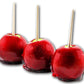 US Sweets Candy Apple 3 Pack - Granny Smith Apples Dipped in Sweet Red Cinnamon Candy | Candied Apples | Delicious Gift | Handmade in Small Batches | Guaranteed to Arrive Fresh