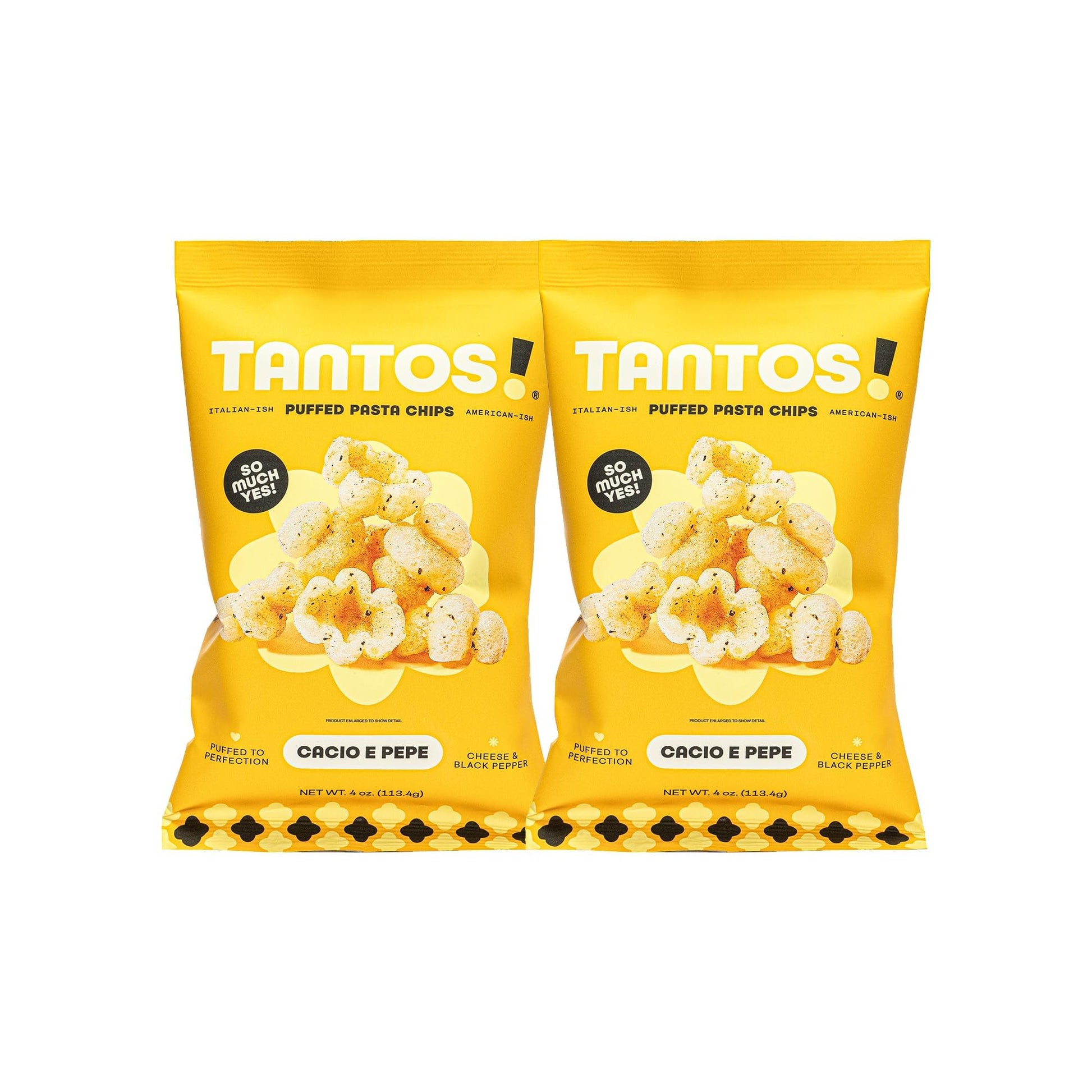 Tantos! Puffed Pasta Chips  Healthy Pasta Snack By Top Chef Joe Sasto  As Seen On Marine Theme Tank  Plant Based  Low Calorie  Crunchy Chips  Variety Pack  Marinara  Pesto  Cacio E Pepe  Classico  Gourmet Bold Flavors  4 Oz 2 Pack Of Cacio E Pepe