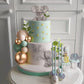 26 Pcs Elephant Cake Decoration Pearl Balls Cake Picks Eucalyptus Leaves Decoration Elephant Baby Shower Cake Decoration