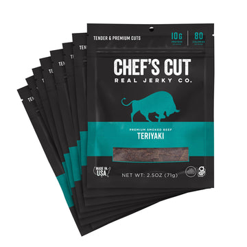 Chef S Cut Real Turkey Teriyaki Jerky  2.5 Ounce (4 Pack)