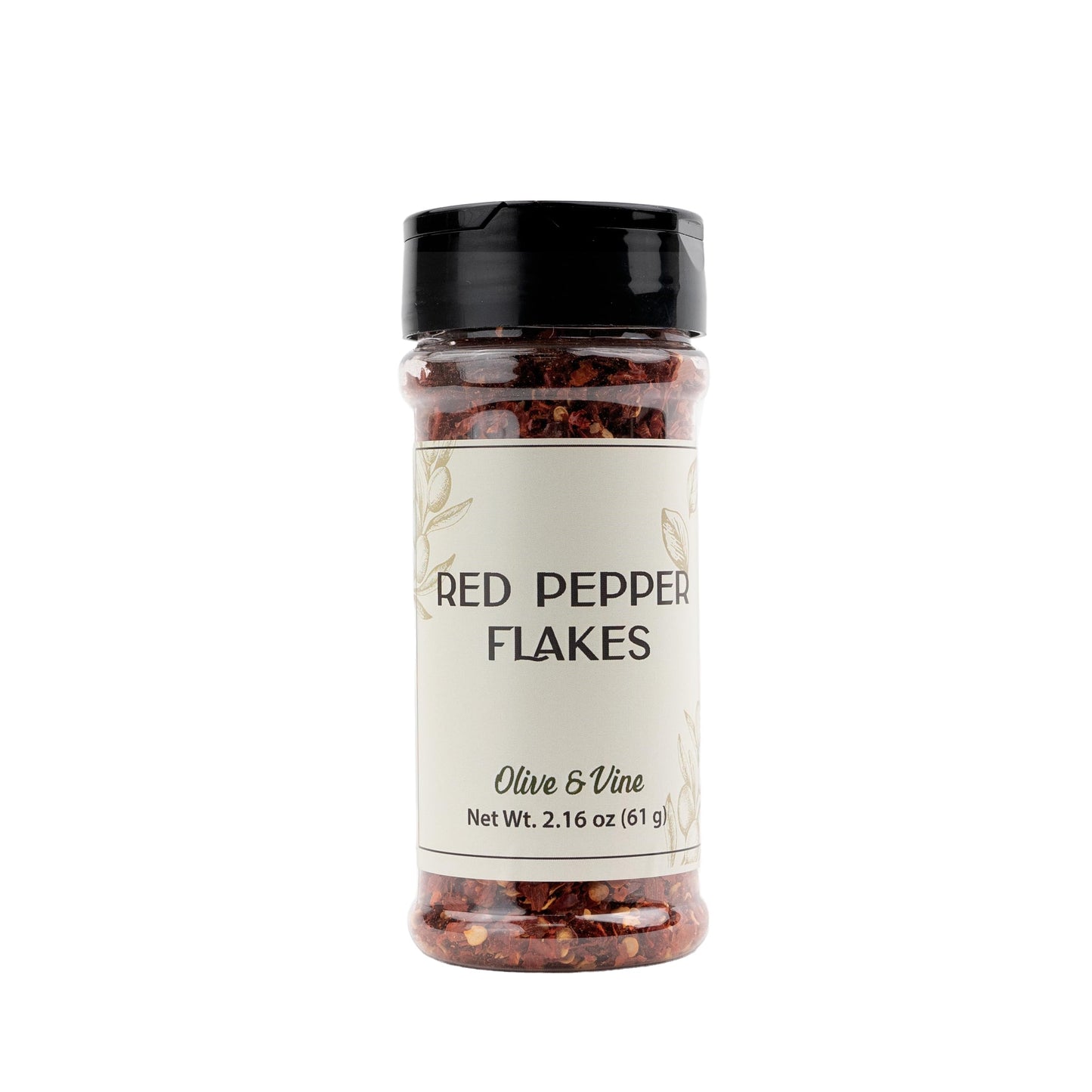 Olive & Vine Red Pepper Flakes, Spicy Heat, Seasoning for Pizza, Pasta, and Soups, Rich Tradition, Authentic Taste, For Global R