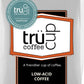 TRUCUP Low Acid Ground Coffee, Medium Roast, Drip Grind, 32 Oz, Stomach-Friendly, Smooth Flavor