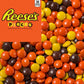 Reeses Pieces - Classic Peanut Butter Candies In Colorful Hard Shell - Gift Pack Of 18, 1.53 Oz. Bags By Lyzas Sweets &