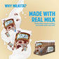 Milkita Creamy Shake Candy Bag, Gluten Free Chewy Candies With Calcium & Real Milk, Zero Trans Fat, Low-Sugar, Chocolate Flavor, 30 Pcs