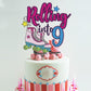 Rolling Into 9 Cake Topper Roller Skate Happy 9Th Birthday Cake Topper 9 Nine Years Old Colorful Rolling Retro Girl Club Hip Hop