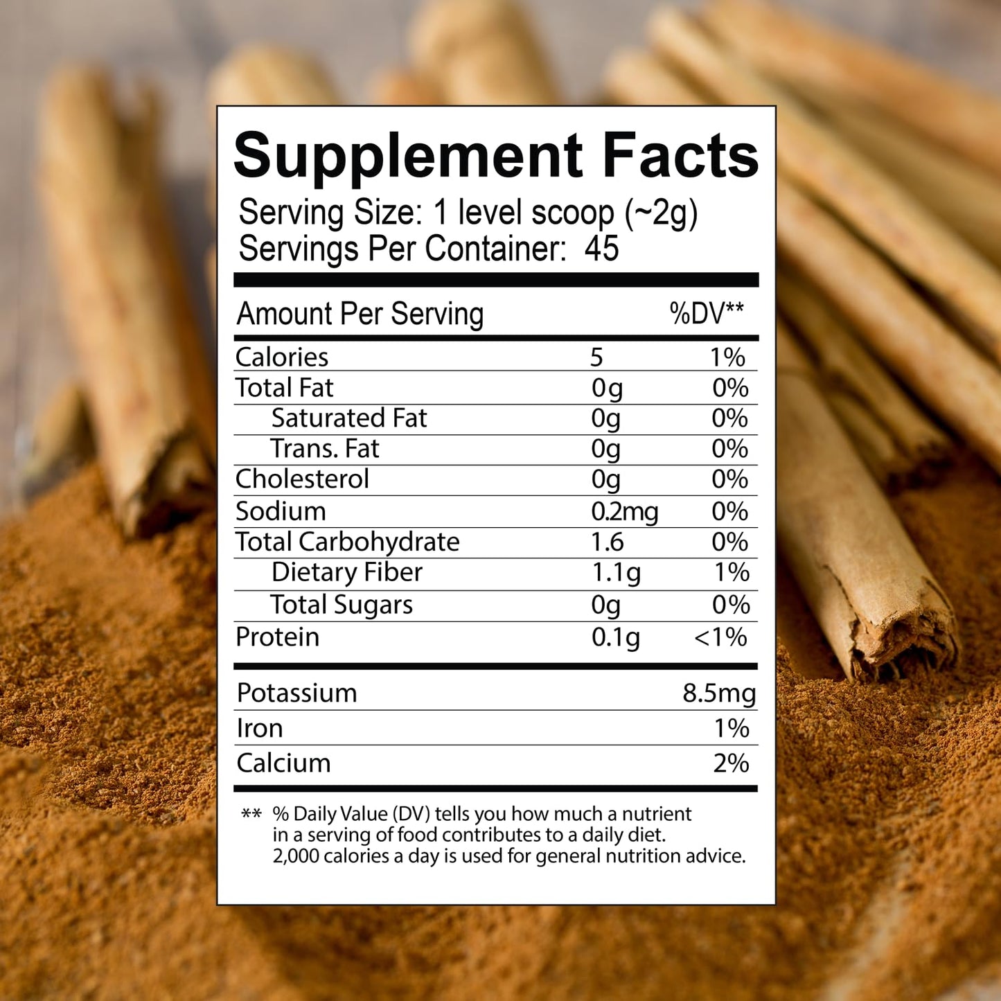 One Farm by WAAYB Organic Ceylon Cinnamon - Freshly Ground, Non-GMO, Fair-Trade, Gluten Free, Resealable Jar for Cooking and Beverages