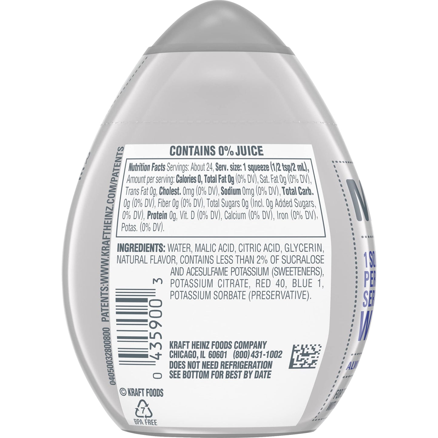 Mio Liquid Water Enhancer, Berry Grape, 1.62 OZ (Pack of 4)