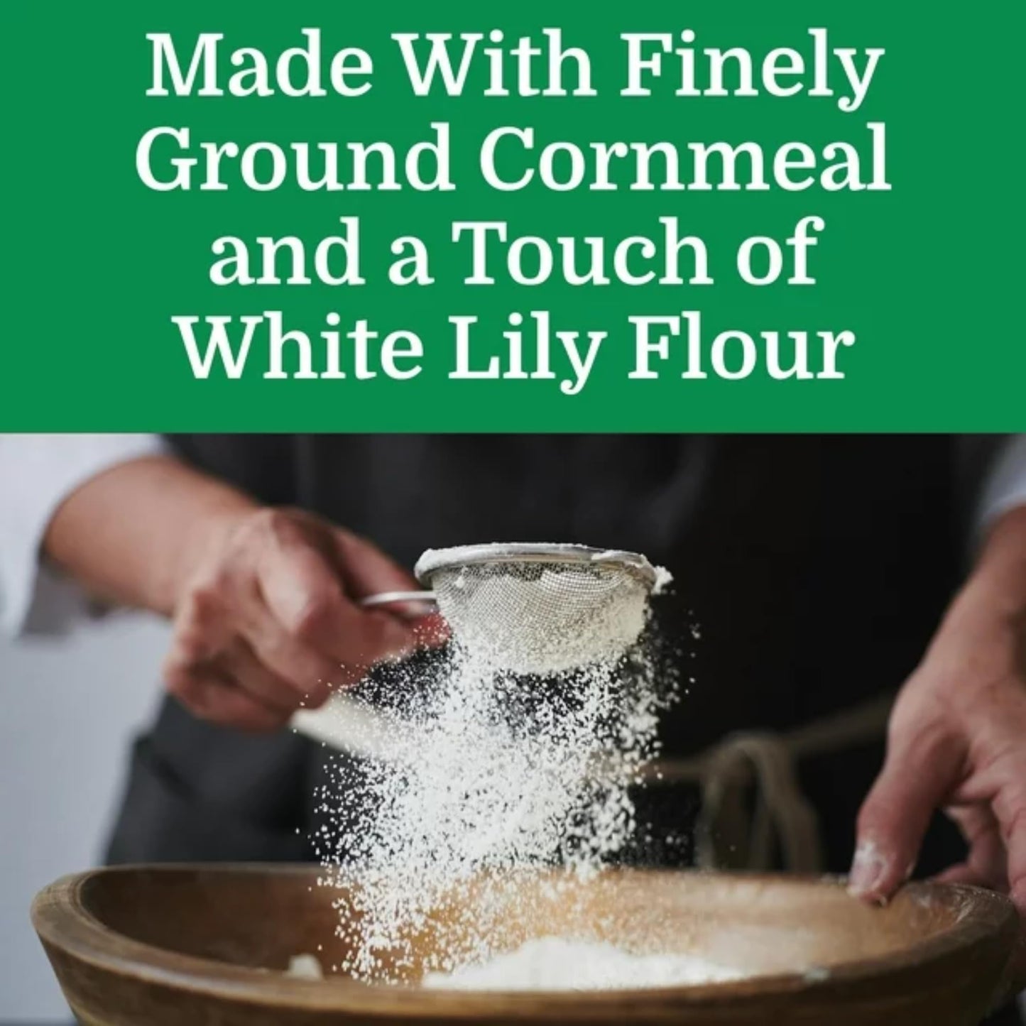 White Lily Self-Rising Buttermilk White Cornmeal Mix Enriched