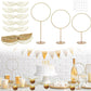 103 Pcs Wizard Party Chocolate Decoration, With 3 Pcs Gold Goal Posts, 50Pcs Golden Wings Chocolate Wafer Cupcake Toppers With 5