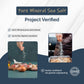 All Goods Products Mineral Sea Salt - Fine Grain  8 oz  100% Natural  Hand-Harvested  Loaded with 90+ Essential Minerals  30% Less Sodium  Kosher  Unrefined.