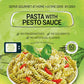 Mediterranean, Ready To Eat Pasta With Pesto Sauce, No Preservatives, No Colorants, No Artificial Flavors, 8.8 Oz (Pack Of 1)