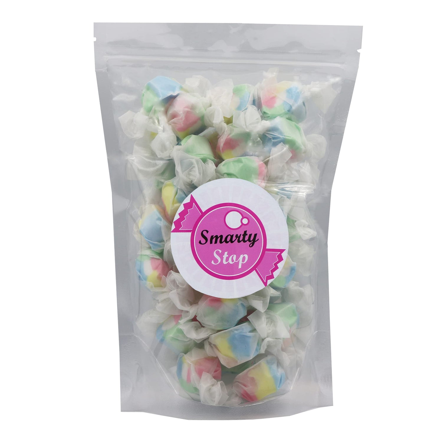 Gourmet Soft And Chewy Salt Water Taffy Candies - Individually Wrapped - Bulk Bags (Beach Balls, 2 Pound (Pack Of 1))