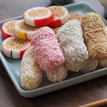 Dammijeong Korean Traditional Rice Puff Snack, Yugwa, Glutinous Rice Flour