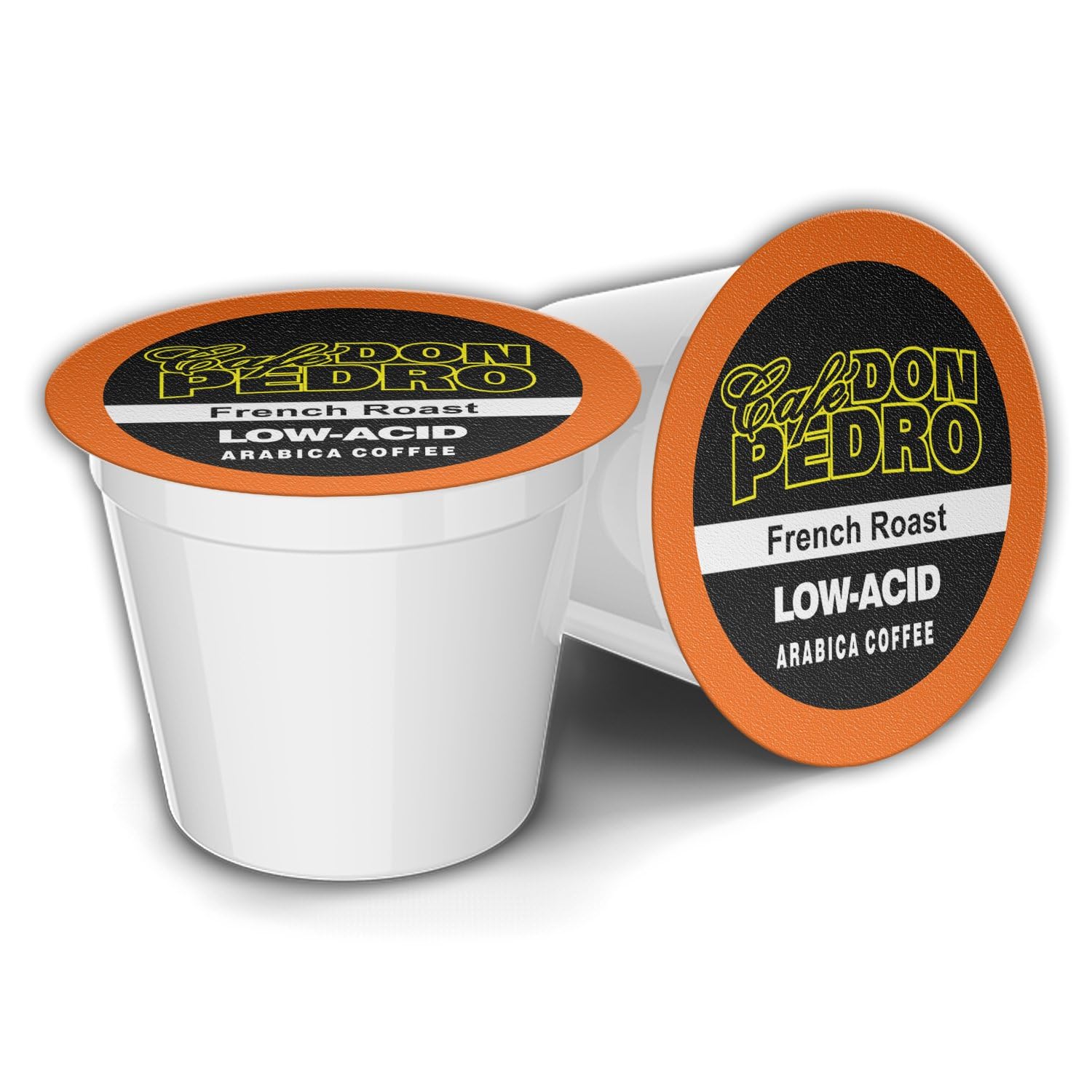 Cafe Don Pedro French Roast Coffee Pods, Dark Roast 100% Arabica, Compatible with Keurig, 72 Count