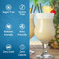 Syruvia Sugar-Free Pina Colada Syrup - 25.4 fl oz. Premium Coffee Flavoring Syrup. 0 Calories, Kosher, and Gluten-Free. Perfect