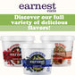 Earnest Eats Superfood Oatmeal Cups, Cranberry Almond Flax, 7g Protein, Gluten Free, Vegan, 2.1 Ounces Each, Pack of 12
