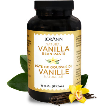 LorAnn Natural Vanilla Bean Paste, 16 ounce