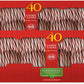 Brach s Bobs Red and White Candy Canes Peppermint, 40 Count (Pack of 2)