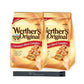 Werthers Original Hard Caramel Candy 39.75oz (2pk) Bulk Bag Individually Wrapped w/CC Sweets & Snacks Bag Clip