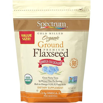 Spectrum Essentials Organic Ground Flaxseed, 24 Oz.