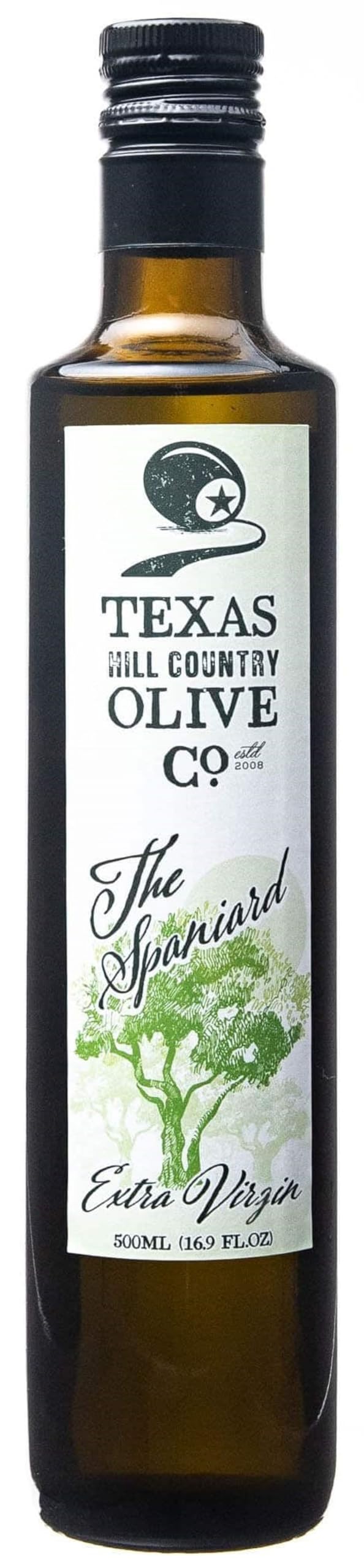 TEXAS HILL COUNTRY OLIVE CO. Extra Virgin Olive Oil - Cold Pressed, Rich & Fruity - 16.9 Fl Oz
